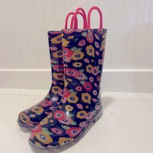 Western Chief Kid’s Rain Boots Floral Size 13/1